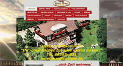 Desktop Screenshot of hotelrust-harz.de