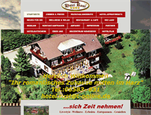 Tablet Screenshot of hotelrust-harz.de